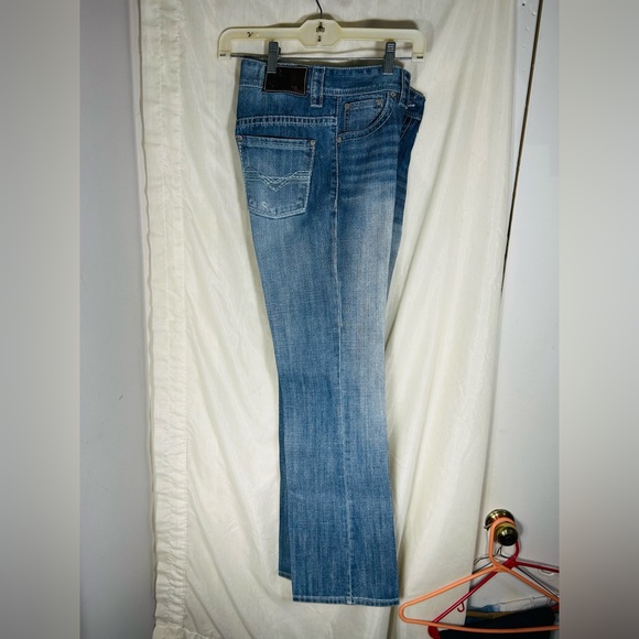 Rock and Roll Cowboy Denium Regular Fit Bootcut Jeans Size 16R measures 28x33. - Picture 3 of 6